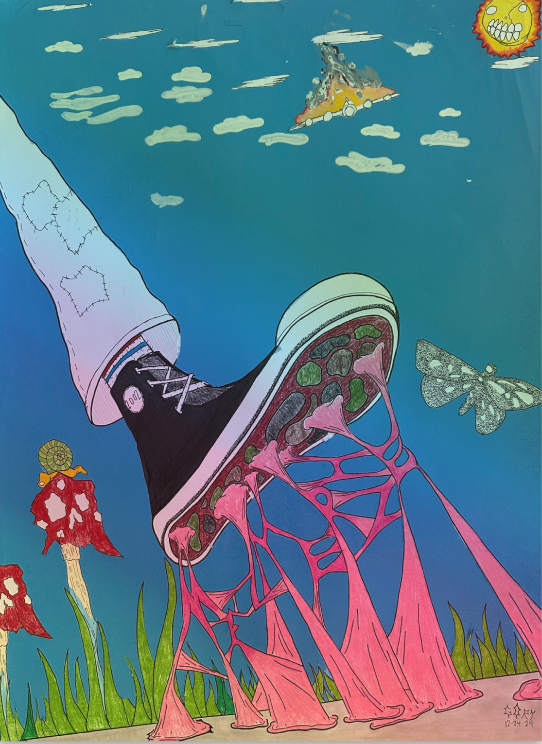 Sticky Business holographic sticker